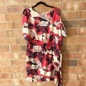 Outback Red‎ Tan Blue Pink Dress